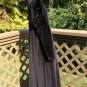 Posh Plus Size Jet Black Velour Cold Shoulder Long Dress - Size 2X!