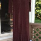 ASTARTE Plus Size Designer Custom Made Chocolate Brown Slinky Dress - Plunging Neckline - SEXY! ASTARTE Plus Size Designer Custom Made Chocolate Brown Slinky Dress - Plunging Neckline - SEXY!