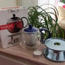 BODUM SENCHA Set Tea Maker and Warmer Set - Carsten Jorgensen Design - Made in Germany!