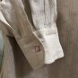 Vintage Authentic GUCCI Button Down 100% Silk Women's Tailored Blouse w Flap Pockets - Size 16&Acirc;&frac12;!