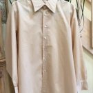 Vintage Authentic GUCCI Button Down 100% Texured Cotton Women's Tailored Shirt - Size 16½!