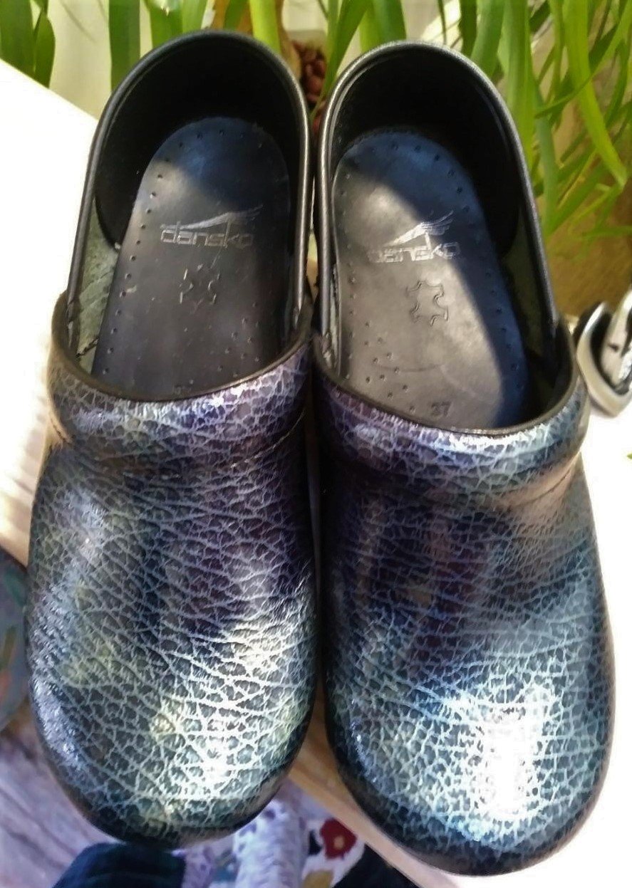iridescent dansko