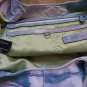 B. Makowsky Watercolor Tie Dye Glove Leather/Suede Bucket/Hobo Bag Tote!