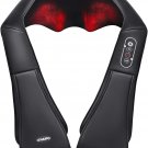 Naipo Shiatsu Massager-Heat Deep Kneading Massage Neck,Back,Shoulders,Feet,Legs at Home,Car,Office!
