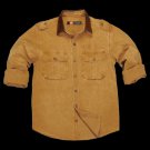 Kakadu Traders Australia Men's Southern Cross Shirt in Mustard - Size XL - NWOT!