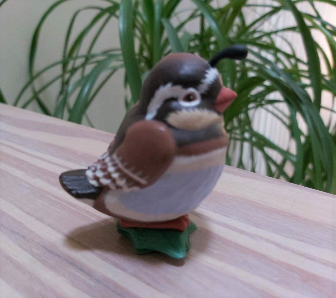 1989 Hallmark Clip On Christmas Ornament Baby Partridge Bird Adorable!