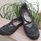 Jambu Women's Blossom Encore Mary Jane CrissCross Strap Flat Shoes - Size 8!