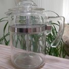 Vintage Pyrex 6 Cup Stove Top Flameware Percolator Coffee Pot Model 7826-B - COMPLETE - SUPER CLEAN! Vintage Pyrex 6 Cup Stove Top Flameware Percolator Coffee Pot Model 7826-B - COMPLETE - SUPER CLEAN!