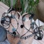 Circus by Sam Edelman Valencia Black Gladiator Pom Pom Ankle Tie Sandals - 8M!