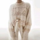 Zara Ivory Lace Appliqué Mock Neck Sweater 4331/127 - OSFM - NWOT!