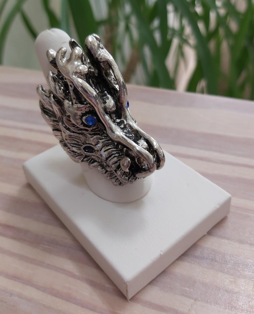 HUGE Heavy Metal Dragon Head Game of Thrones Ring Stainless Steel Sz
