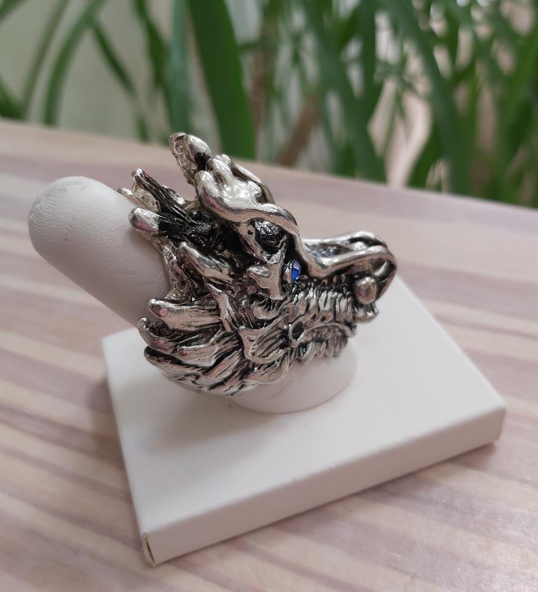 HUGE Heavy Metal Dragon Head Game of Thrones Ring Stainless Steel Sz