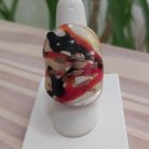 Murano Glass Domed Avventurina Venetian Ring - Size 9!