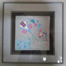 Abstract Art - 3-D Mixed Media Collage - Rick Tunkel Signed Original - Geometric - 1987!