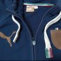 PUMA FIGC Italia T7 Zip Through Hoodie Sweatshirt - Navy - Size L - EXCELLENT!