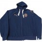 PUMA FIGC Italia T7 Zip Through Hoodie Sweatshirt - Navy - Size L - EXCELLENT!
