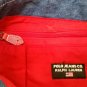 Polo Jeans Co. Ralph Lauren Denim Patchwork Hobo Handbag Tote - Adjustable Red Handle Accents!