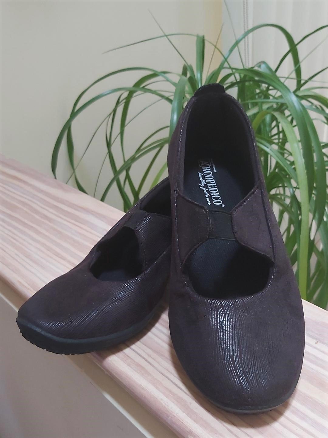 Arcopedico Women's Leina #4671 Mary Jane Shoes, Black Lytech™ Upper ...