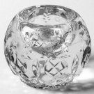 ROGASKA GALLIA CRYSTAL VOTIVE CANDLEHOLDER Hand-Blown, Hand-Etched, Hand-Cut!