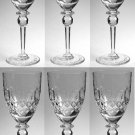 ROGASKA GALLIA CRYSTAL 9 1/4" WATER GOBLET Hand-Blown, Hand-Etched - Quantity 6!