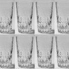 ROGASKA GALLIA CRYSTAL 5 3/8" HIGHBALL GLASS Hand-Blown, Hand-Etched - Quantity 8!