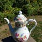 Schumann Bavaria Germany Empress Dresden Flowers 9 1/2" Coffeepot with Lid
