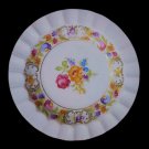 Schumann Bavaria Germany Empress Dresden Flowers 5" Ashtray/Trinket Dish - Large Rose