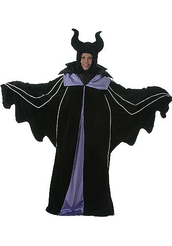 The Disney Catalog Maleficent Disney Costume - Robe with Attached Hood / Headpiece #0699 - OSFM!