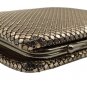 VTG Whiting & Davis? Gold Mesh Bi-Fold Wallet - Multiple Sections & Coin Section - from 1990s!