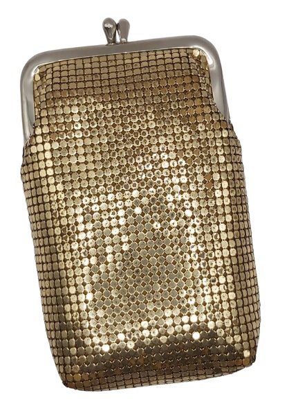 whiting davis gold mesh cigarette case Whiting & Davis Gold Mesh Cigarette Case