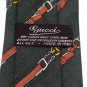 Vintage GUCCI 100% Raw Silk Necktie with Interlocking GG Logo - Made in Italy!
