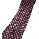 Vintage COUNTESS MARA for BARNEYS 100% Silk Abstract Hearts Necktie - High-profile wearers!