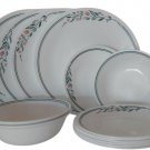 Corelle Livingware Rosemarie 14 piece Dinnerware Set by Corning - Roses! Corelle Livingware Rosemarie 14 piece Dinnerware Set by Corning - Roses!
