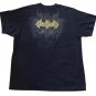 Vintage DC Comics Batman Bat Spark Gold Foil Symbol Gray Skull T-Shirt - Size 3XLT - 100% Cotton!