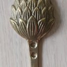 Vintage Brass Pineapple Hook Coat Key Hanger Architectural Hardware