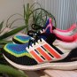 Adidas Ultraboost DNA Cloud White What The Core Black/Solar Red FW8710 Sz 10!