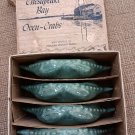 Vintage 1940s Maryland Chesapeake Bay Oven-Crabs - Stoneware Baking Dishes in Box!