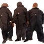 The Three Stooges Action Figues Dolls - LARRY, MOE & CURLY by KENNER in TUXEDO'S from 1997!