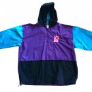 Vintage In the Paint PHOENIX SUNS Pullover Half Zip Windbreaker Jacket - Size L - Excellent!