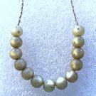 Vintage Swarovski 12mm Crystal Resin Bead Sterling Silver 20.5 inch Chain Necklace - Unique!