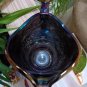 Vintage Imperial Grape Pattern Iridescent Amethyst Carnival Glass Water Pitcher w 3 Cups!
