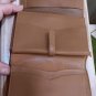 Vintage Gucci Sherry Line Folding Leather Wallet w Coin Section & Enameled GG Closure!