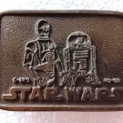VINTAGE STAR WARS C-3PO & R2-D2 Droids Belt Buckle Marked 3249 from 1977! VINTAGE STAR WARS C-3PO & R2-D2 Droids Belt Buckle Marked 3249 from 1977!