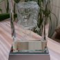 Spongebob Squarepants 3D Laser Etched Crystal Cube w Color Light Up LED Base!