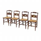 Hitchcock Norman Rockwell Lim Ed. Freedoms Collection Side Chairs - Set of 4!