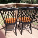 Hitchcock Classic Stonington Side Chairs - Black & Riverton Finish - Pair!