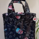 Vintage Nick and Nora Shopping in Paris Travel, Lunch, Make Up Bag Tote!