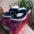 Skechers Women's On-The-Go 600-Sunny Flip Flops Navy Sandals Shoes Size 7 - NIB!