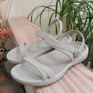 Joybees Dance Sandal Women's Slides Slip On - Lt Gray - Perfect for Beach - Size 8!