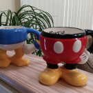 Disney Parks MICKEY MOUSE & DONALD DUCK PANTS Ceramic Mugs! Disney Parks MICKEY MOUSE & DONALD DUCK PANTS Ceramic Mugs!